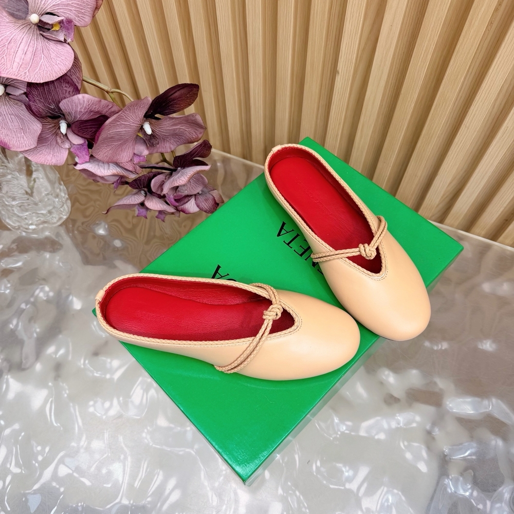 Bottega Veneta Rosa Mary Jane Ballet Slippers